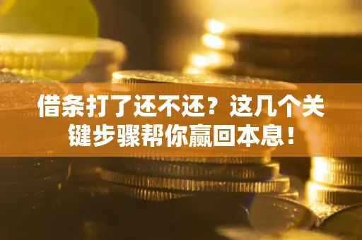济南借条打了还不还？这几个关键步骤帮你赢回本息！