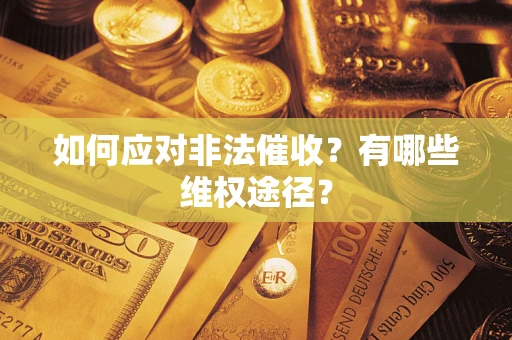 济南如何应对非法催收？有哪些维权途径？