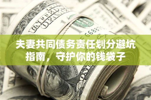 济南夫妻共同债务责任划分避坑指南，守护你的钱袋子