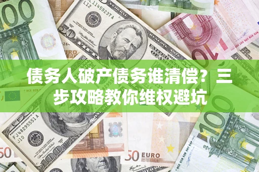 济南债务人破产债务谁清偿?三步攻略教你维权避坑 济南债务人破产债务谁清偿?三步攻略教你维权避坑